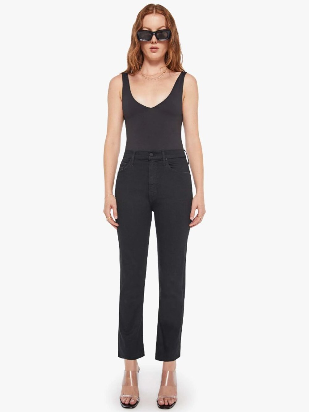MOTHER High Waisted Rider Ankle